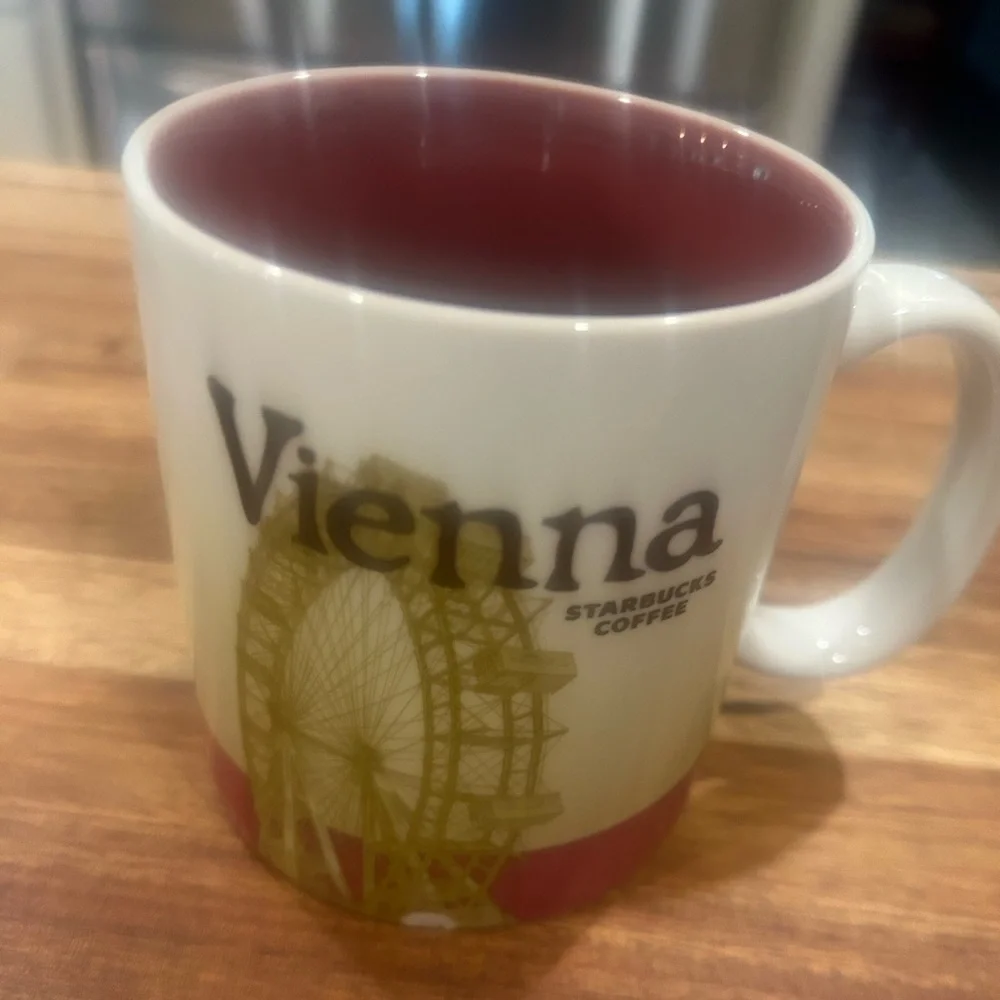 Starbucks Vienna Coffee Mug- small chip - Picture 1 of 5